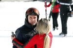 Lech/ Oberlech 25 februari 2018
Nikkie Plessen en haar man Ruben Bontekoe zij met hun kinderen op vakantie in Oberlech
