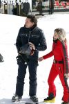 Lech/ Oberlech 25 februari 2018
Nikkie Plessen en haar man Ruben Bontekoe zij met hun kinderen op vakantie in Oberlech