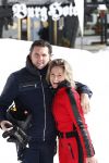 Lech/ Oberlech 25 februari 2018
Nikkie Plessen en haar man Ruben Bontekoe zij met hun kinderen op vakantie in Oberlech