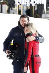 Lech/ Oberlech 25 februari 2018
Nikkie Plessen en haar man Ruben Bontekoe zij met hun kinderen op vakantie in Oberlech