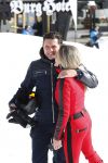 Lech/ Oberlech 25 februari 2018
Nikkie Plessen en haar man Ruben Bontekoe zij met hun kinderen op vakantie in Oberlech