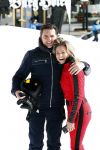 Lech/ Oberlech 25 februari 2018
Nikkie Plessen en haar man Ruben Bontekoe zij met hun kinderen op vakantie in Oberlech