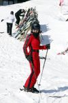 Lech/ Oberlech 25 februari 2018
Nikkie Plessen en haar man Ruben Bontekoe zij met hun kinderen op vakantie in Oberlech