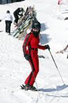 Lech/ Oberlech 25 februari 2018
Nikkie Plessen en haar man Ruben Bontekoe zij met hun kinderen op vakantie in Oberlech
