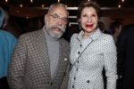 Amsterdam 3 maart 2018 
Modeshow Paul Schulten in hotel Okura. Advovaat Oscar hammerstein  met Tonny Tunissen