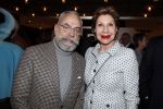 Amsterdam 3 maart 2018 
Modeshow Paul Schulten in hotel Okura. Advovaat Oscar hammerstein  met Tonny Tunissen