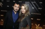 Amsterdam 9 maart 2018 
Boekenbal 2018 in de schouwburg van Amsterdam. Ozcan Akyol met partner