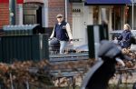 Amsterdam 5 maart 2018 
Patrick Stoof met zijn dochter op de fiets in Amsterdam
