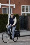Amsterdam 5 maart 2018 
Patrick Stoof met zijn dochter op de fiets in Amsterdam