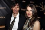 Amsterdam 9 maart 2018 
Boekenbal 2018 in de schouwburg van Amsterdam. Peter Buwalda  met partner