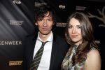 Amsterdam 9 maart 2018 
Boekenbal 2018 in de schouwburg van Amsterdam. Peter Buwalda  met partner