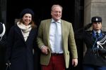 Amsterdam 3 februari 2018 
Prinses Beatrix viert haar 80e verjaardag in het paleis op de dam. Prins Carlos en Prinses Annemarie