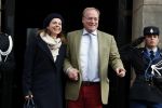 Amsterdam 3 februari 2018 
Prinses Beatrix viert haar 80e verjaardag in het paleis op de dam. Prins Carlos en Prinses Annemarie