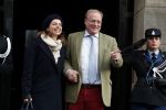 Amsterdam 3 februari 2018 
Prinses Beatrix viert haar 80e verjaardag in het paleis op de dam. Prins Carlos en Prinses Annemarie