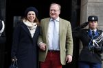 Amsterdam 3 februari 2018 
Prinses Beatrix viert haar 80e verjaardag in het paleis op de dam. Prins Carlos en Prinses Annemarie