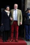 Amsterdam 3 februari 2018 
Prinses Beatrix viert haar 80e verjaardag in het paleis op de dam. Prins Carlos en Prinses Annemarie