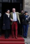 Amsterdam 3 februari 2018 
Prinses Beatrix viert haar 80e verjaardag in het paleis op de dam. Prins Carlos en Prinses Annemarie