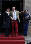 Amsterdam 3 februari 2018 
Prinses Beatrix viert haar 80e verjaardag in het paleis op de dam. Prins Carlos en Prinses Annemarie