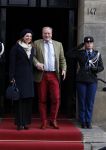 Amsterdam 3 februari 2018 
Prinses Beatrix viert haar 80e verjaardag in het paleis op de dam. Prins Carlos en Prinses Annemarie