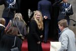 Amsterdam 3 februari 2018 
Prinses Beatrix viert haar 80e verjaardag in het paleis op de dam.  Koning Willem-Alexander en koningin Maxima arriveren met hun dochters, de prinsessen Amalia, Alexia en Ariane