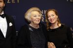 Amsterdam 5 maart 2018
Premiere bankier van het verzet in het de Lemar theater. Prinses Margarita en haar man Tjalling ten Cate ontvangen Prinses Beatrix