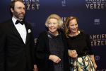 Amsterdam 5 maart 2018
Premiere bankier van het verzet in het de Lemar theater. Prinses Margarita en haar man Tjalling ten Cate ontvangen Prinses Beatrix