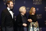 Amsterdam 5 maart 2018
Premiere bankier van het verzet in het de Lemar theater. Prinses Margarita en haar man Tjalling ten Cate ontvangen Prinses Beatrix