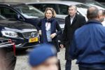 Amsterdam 3 februari 2018 
Prinses Beatrix viert haar 80e verjaardag in het paleis op de dam. vriendin