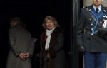 Amsterdam 3 februari 2018 
Prinses Beatrix viert haar 80e verjaardag in het paleis op de dam. vriendin