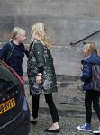 Amsterdam 3 februari 2018 
Prinses Beatrix viert haar 80e verjaardag in het paleis op de dam.
Prinses Mabel met haar kinderen Gravin Luana en Gravin Zaria