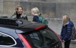 Amsterdam 3 februari 2018 
Prinses Beatrix viert haar 80e verjaardag in het paleis op de dam.
Prinses Mabel met haar kinderen Gravin Luana en Gravin Zaria