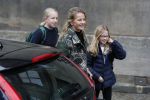 Amsterdam 3 februari 2018 
Prinses Beatrix viert haar 80e verjaardag in het paleis op de dam.
Prinses Mabel met haar kinderen Gravin Luana en Gravin Zaria