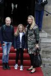 Amsterdam 3 februari 2018 
Prinses Beatrix viert haar 80e verjaardag in het paleis op de dam.
Prinses Mabel met haar kinderen Gravin Luana en Gravin Zaria