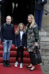 Amsterdam 3 februari 2018 
Prinses Beatrix viert haar 80e verjaardag in het paleis op de dam.
Prinses Mabel met haar kinderen Gravin Luana en Gravin Zaria