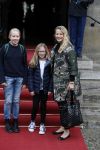 Amsterdam 3 februari 2018 
Prinses Beatrix viert haar 80e verjaardag in het paleis op de dam.
Prinses Mabel met haar kinderen Gravin Luana en Gravin Zaria