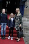 Amsterdam 3 februari 2018 
Prinses Beatrix viert haar 80e verjaardag in het paleis op de dam.
Prinses Mabel met haar kinderen Gravin Luana en Gravin Zaria