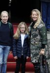 Amsterdam 3 februari 2018 
Prinses Beatrix viert haar 80e verjaardag in het paleis op de dam.
Prinses Mabel met haar kinderen Gravin Luana en Gravin Zaria