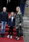 Amsterdam 3 februari 2018 
Prinses Beatrix viert haar 80e verjaardag in het paleis op de dam.
Prinses Mabel met haar kinderen Gravin Luana en Gravin Zaria