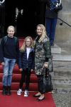 Amsterdam 3 februari 2018 
Prinses Beatrix viert haar 80e verjaardag in het paleis op de dam.
Prinses Mabel met haar kinderen Gravin Luana en Gravin Zaria