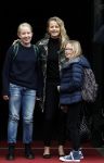 Amsterdam 3 februari 2018 
Prinses Beatrix viert haar 80e verjaardag in het paleis op de dam.
Prinses Mabel met haar kinderen Gravin Luana en Gravin Zaria