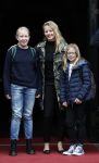 Amsterdam 3 februari 2018 
Prinses Beatrix viert haar 80e verjaardag in het paleis op de dam.
Prinses Mabel met haar kinderen Gravin Luana en Gravin Zaria