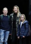 Amsterdam 3 februari 2018 
Prinses Beatrix viert haar 80e verjaardag in het paleis op de dam.
Prinses Mabel met haar kinderen Gravin Luana en Gravin Zaria