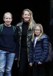 Amsterdam 3 februari 2018 
Prinses Beatrix viert haar 80e verjaardag in het paleis op de dam.
Prinses Mabel met haar kinderen Gravin Luana en Gravin Zaria