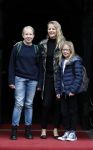 Amsterdam 3 februari 2018 
Prinses Beatrix viert haar 80e verjaardag in het paleis op de dam.
Prinses Mabel met haar kinderen Gravin Luana en Gravin Zaria