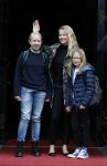 Amsterdam 3 februari 2018 
Prinses Beatrix viert haar 80e verjaardag in het paleis op de dam.
Prinses Mabel met haar kinderen Gravin Luana en Gravin Zaria