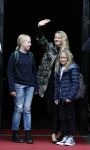 Amsterdam 3 februari 2018 
Prinses Beatrix viert haar 80e verjaardag in het paleis op de dam.
Prinses Mabel met haar kinderen Gravin Luana en Gravin Zaria