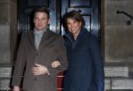 Amsterdam 3 februari 2018 
Prinses Beatrix viert haar 80e verjaardag in het paleis op de dam.
Prins Maurits en Prinses Marilene