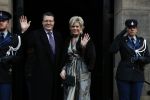 Amsterdam 3 februari 2018 
Prinses Beatrix viert haar 80e verjaardag in het paleis op de dam.
Prins Constantijn, Prinses Laurentien, Gravin Eloise, Graaf Claus Casimir en Gravin Leonore arriveren bij het Koninklijk Paleis op de Dam