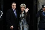 Amsterdam 3 februari 2018 
Prinses Beatrix viert haar 80e verjaardag in het paleis op de dam.
Prins Constantijn, Prinses Laurentien, Gravin Eloise, Graaf Claus Casimir en Gravin Leonore arriveren bij het Koninklijk Paleis op de Dam