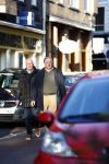 Amsterdam 11 maart 2018   
Roberto Payer op straat met ....